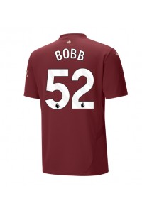 Manchester City Oscar Bobb #52 Voetbaltruitje 3e tenue 2024-25 Korte Mouw